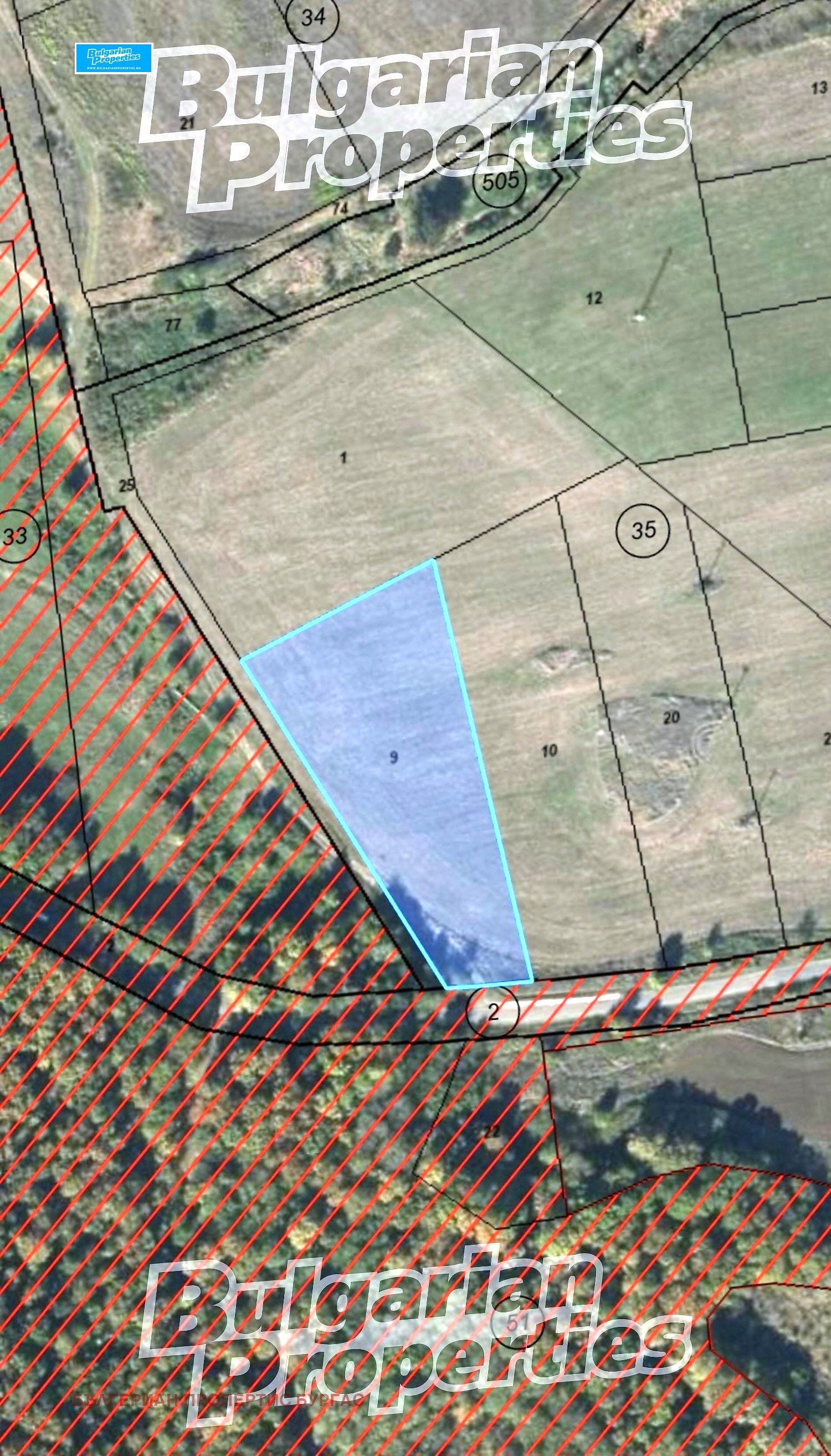 Продава ПАРЦЕЛ, гр. Бургас, с. Твърдица, снимка 3 - Парцели - 56689672