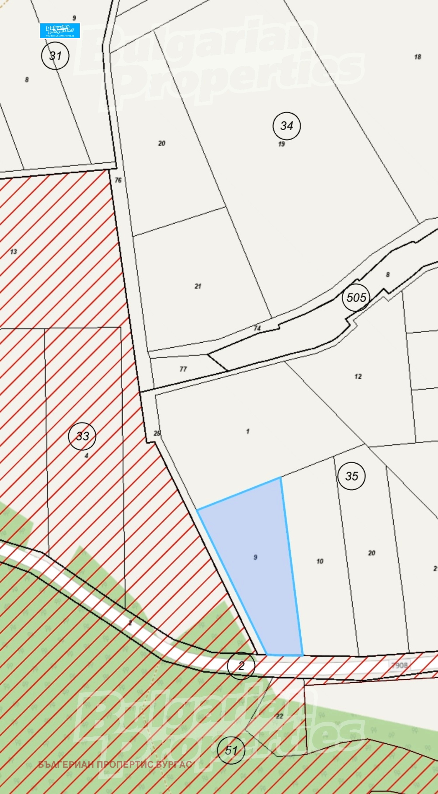 Продава ПАРЦЕЛ, гр. Бургас, с. Твърдица, снимка 4 - Парцели - 56689672