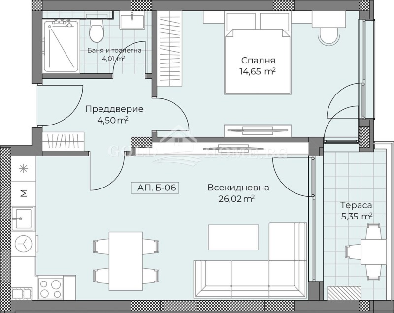 Zu verkaufen  1 Schlafzimmer Plowdiw , Ostromila , 70 qm | 31093132 - Bild [9]