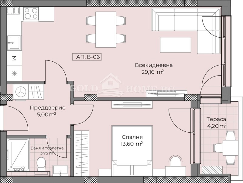 Продава 2-СТАЕН, гр. Пловдив, Остромила, снимка 3 - Aпартаменти - 48980592