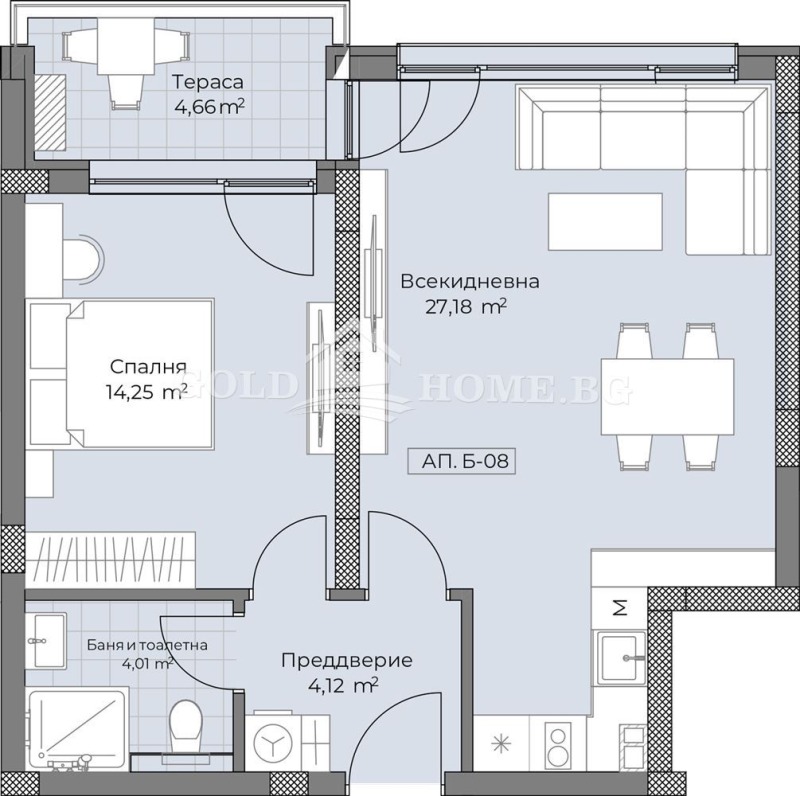 Продава  2-стаен град Пловдив , Остромила , 70 кв.м | 31093132 - изображение [3]