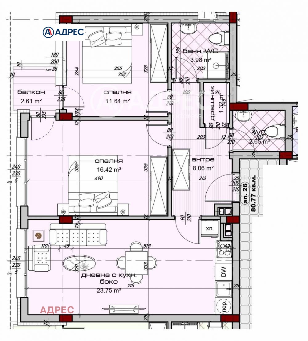 Продава 3-СТАЕН, гр. Варна, Изгрев, снимка 2 - Апартаменти - 54820540