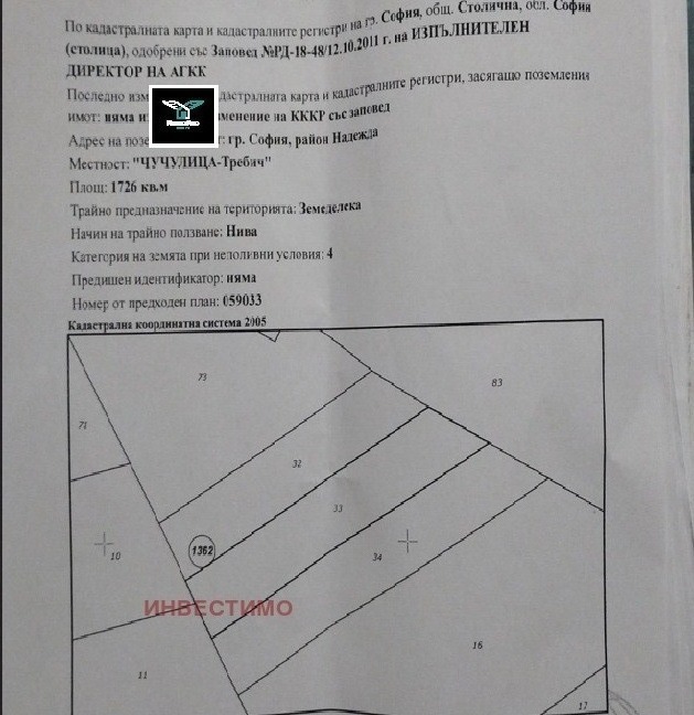 In vendita  Complotto Sofia , Trebich , 1726 mq | 35751494