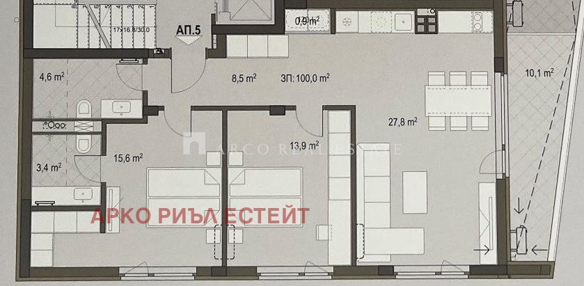 Продава 3-СТАЕН, гр. София, Карпузица, снимка 3 - Апартаменти - 56094033