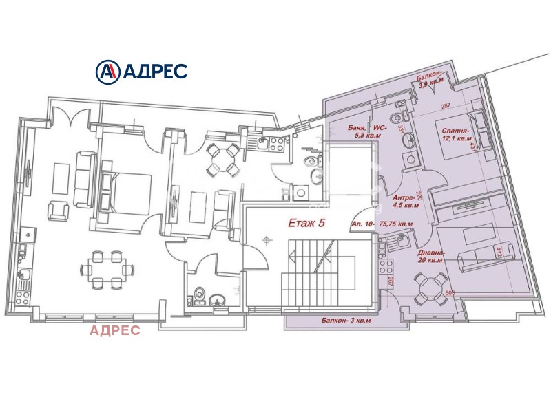 Продава 2-СТАЕН, гр. Варна, Погреби, снимка 2 - Aпартаменти - 49574973