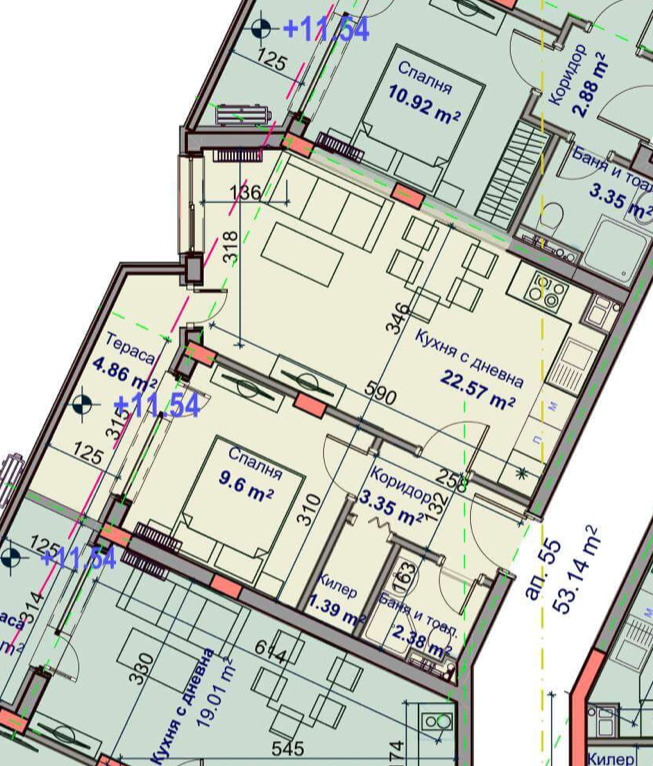 Продава  2-стаен град Варна , Възраждане 1 , 62 кв.м | 18754266 - изображение [2]