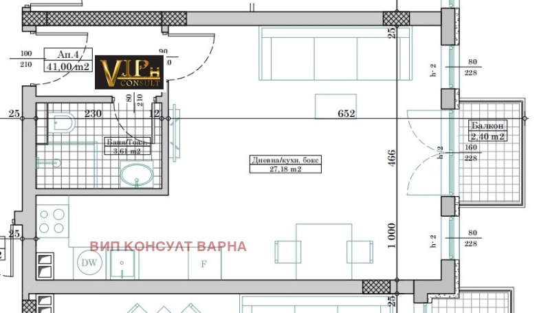 Продава  1-стаен град Варна , Левски 1 , 50 кв.м | 22738700
