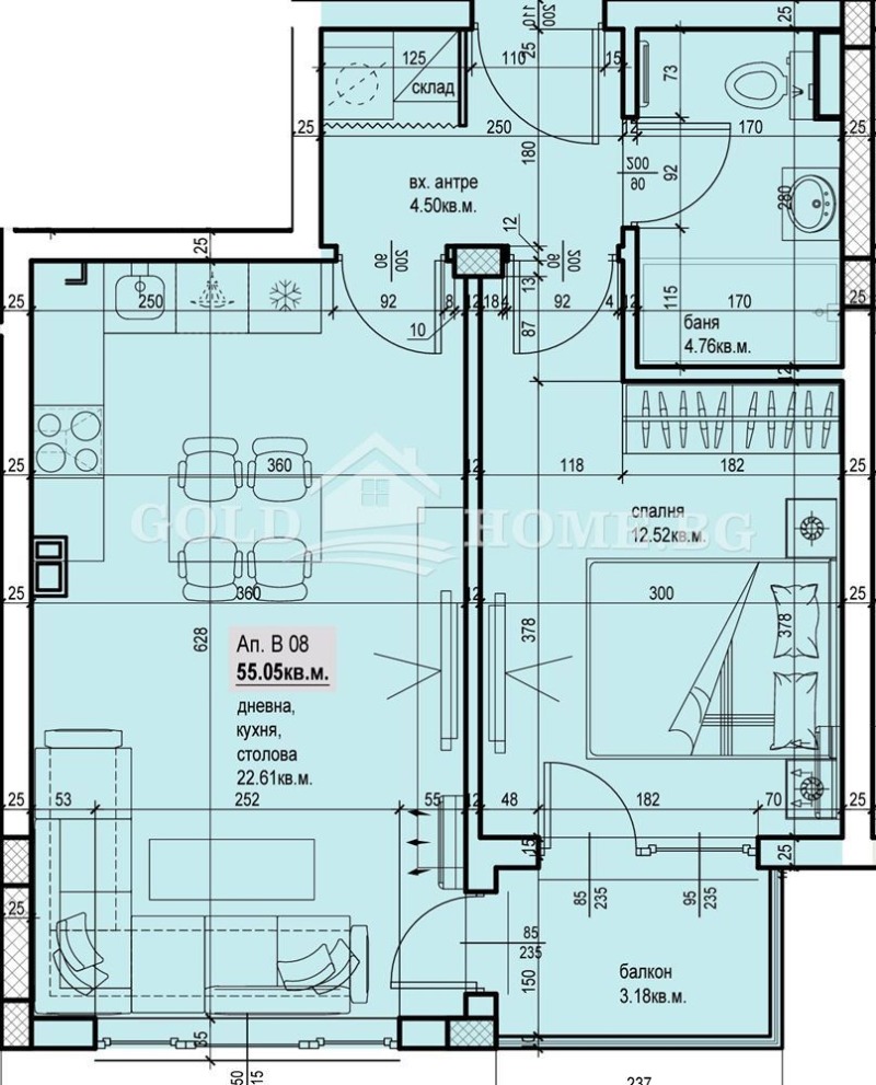 Продава 2-СТАЕН, гр. Пловдив, Остромила, снимка 3 - Aпартаменти - 48111394