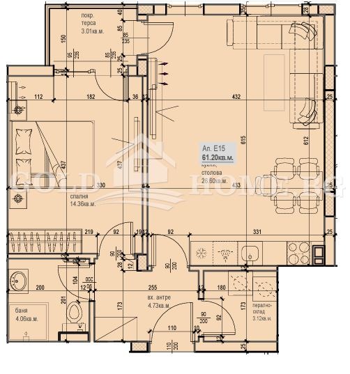 Продава 2-СТАЕН, гр. Пловдив, Остромила, снимка 13 - Aпартаменти - 48111394