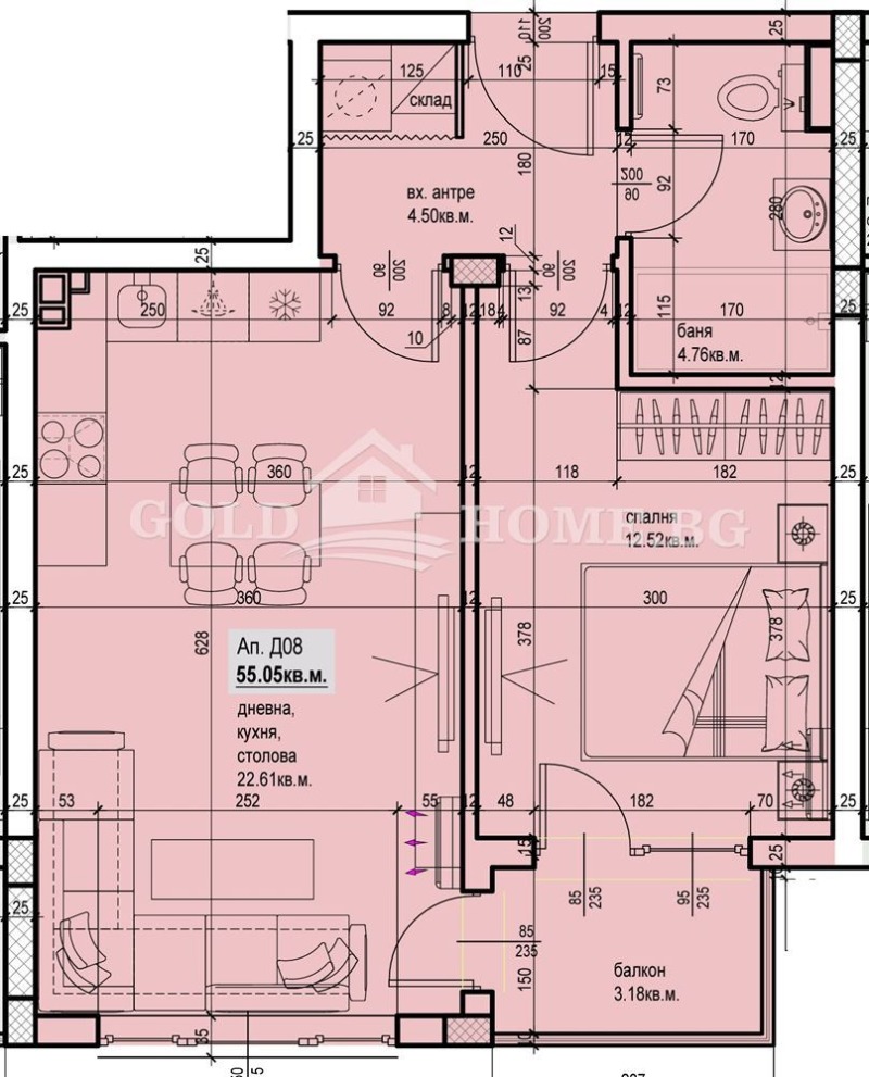 Продава 2-СТАЕН, гр. Пловдив, Остромила, снимка 9 - Aпартаменти - 48111394