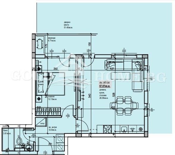 Продава 2-СТАЕН, гр. Пловдив, Остромила, снимка 11 - Aпартаменти - 48111394