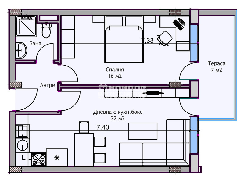 Продава 2-СТАЕН, гр. Пловдив, Кършияка, снимка 1 - Aпартаменти - 49167928