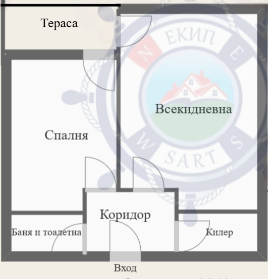Продава 2-СТАЕН, гр. Варна, м-т Пчелина, снимка 3 - Апартаменти - 55620628