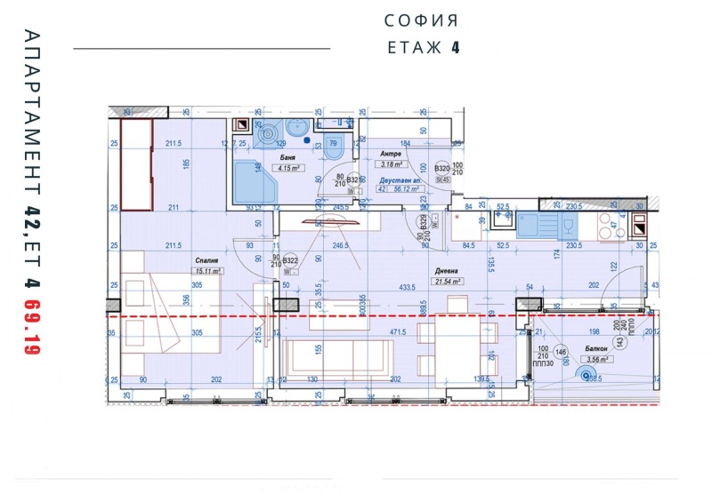 Продава 2-СТАЕН, гр. София, Слатина, снимка 2 - Апартаменти - 53107476
