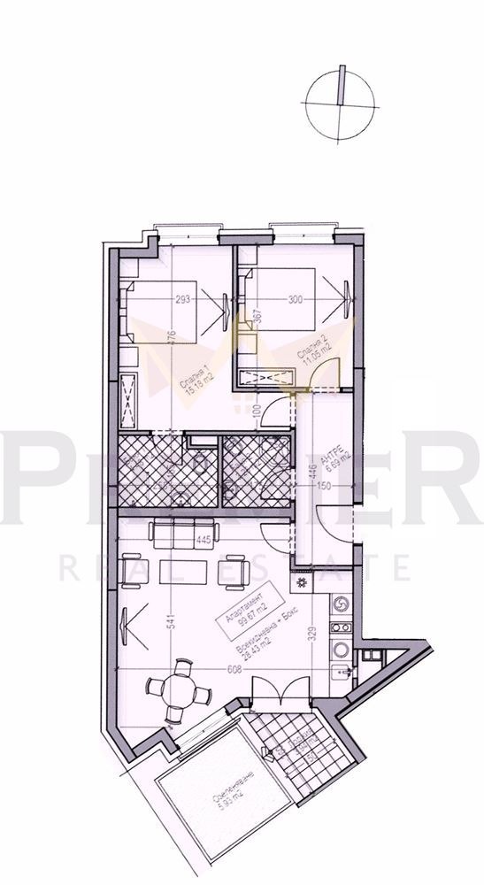 Продава 3-СТАЕН, гр. София, Оборище, снимка 2 - Апартаменти - 53043944