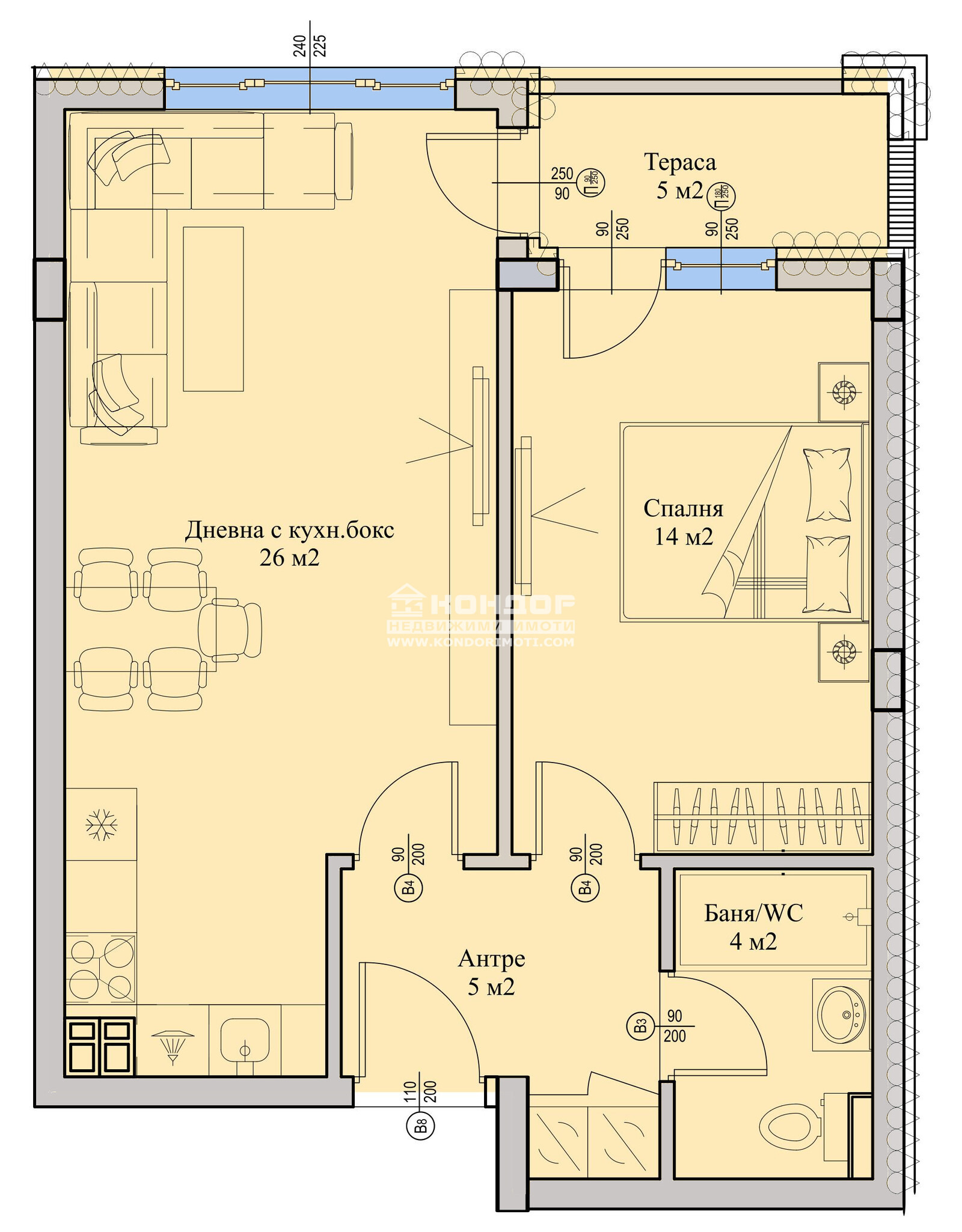 Продава 2-СТАЕН, гр. Пловдив, Кършияка, снимка 3 - Апартаменти - 50135596