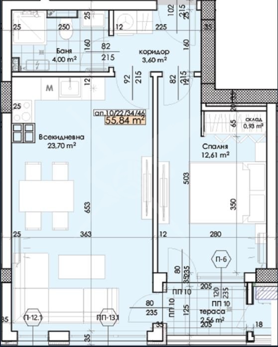 Продава 2-СТАЕН, гр. Пловдив, Тракия, снимка 1 - Aпартаменти - 48323910