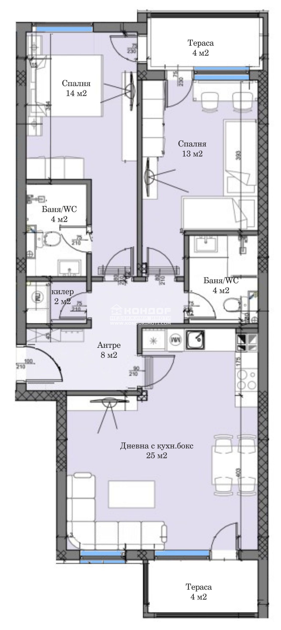 Продава 3-СТАЕН, гр. Пловдив, Кършияка, снимка 2 - Апартаменти - 47037403