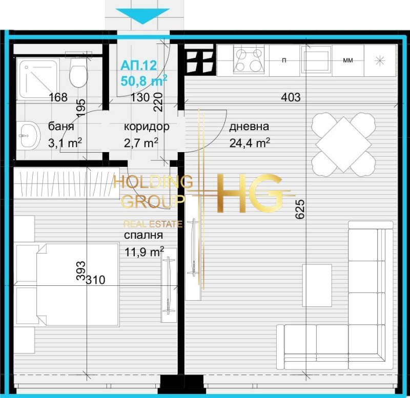 Продава 2-СТАЕН, гр. Варна, Аспарухово, снимка 5 - Aпартаменти - 48519015