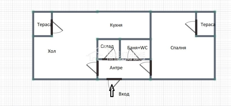 Продава 2-СТАЕН, гр. Търговище, Запад 1, снимка 8 - Апартаменти - 53366113