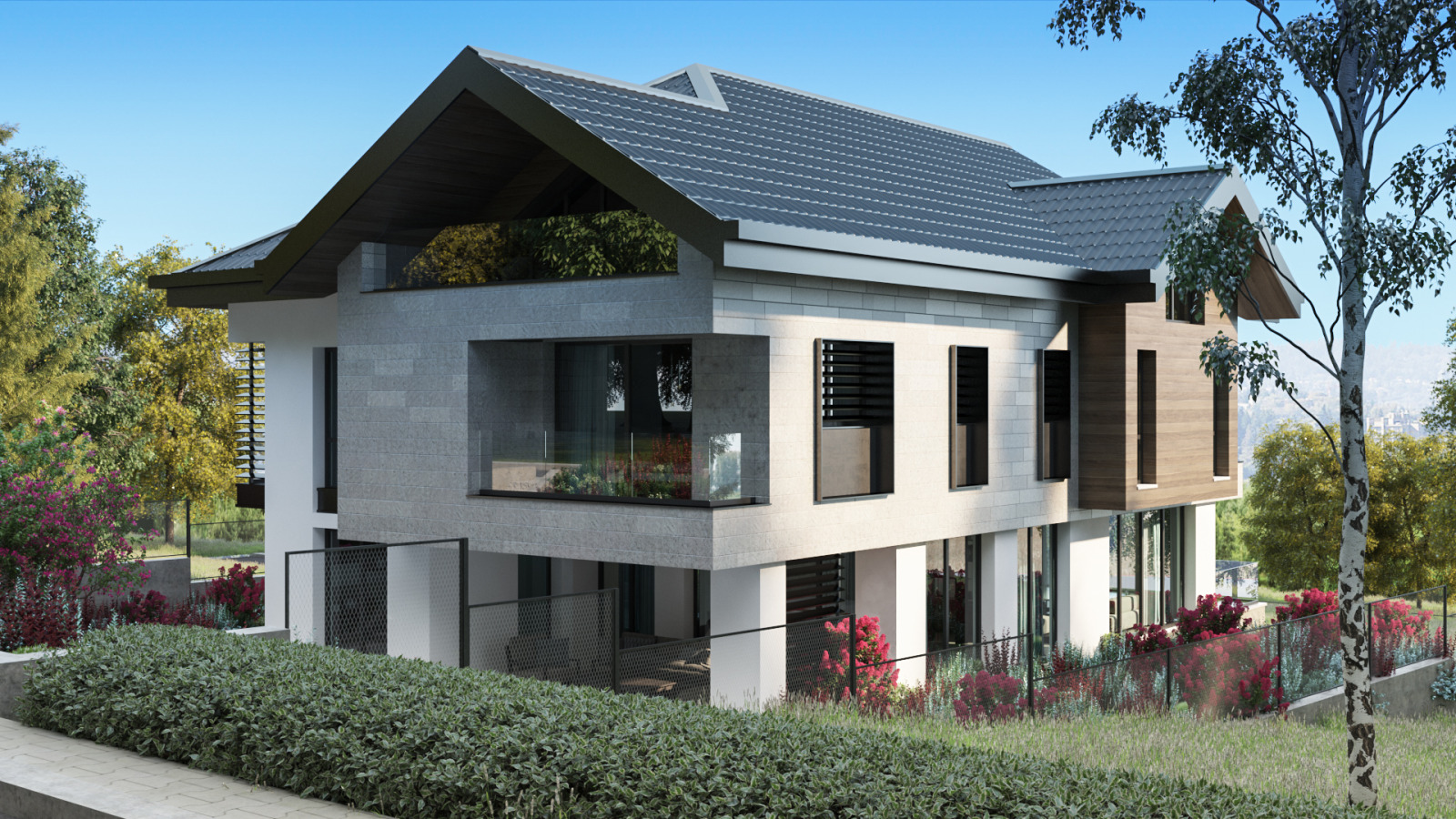 Продава КЪЩА, гр. София, Драгалевци, снимка 2 - Къщи - 54836402
