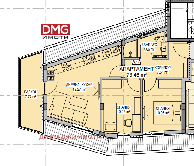For Sale  2 bedroom Sofia , Levski V , 83 sq.m | 60152473 - image [4]
