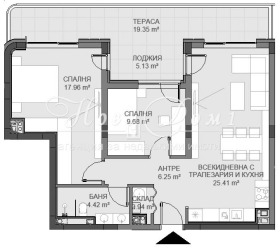 2 bedroom Manastirski livadi, Sofia 2