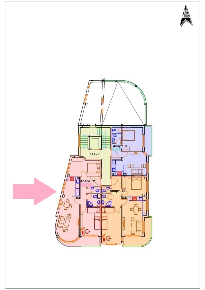 Продается  2 спальни Хасково , Македонски , 114 кв.м | 81523538