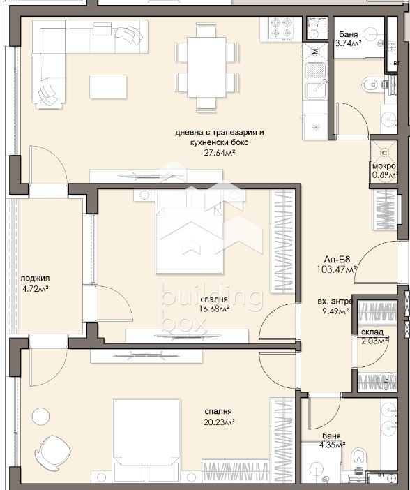 Продава  3-стаен град София , Люлин 5 , 118 кв.м | 56109110 - изображение [2]