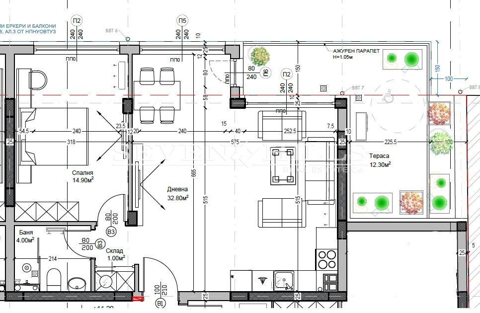 Продава 2-СТАЕН, гр. Пловдив, Младежки Хълм, снимка 2 - Апартаменти - 53897456