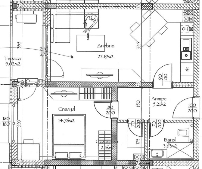 En venta  1 dormitorio Sofia , Mladost 2 , 72 metros cuadrados | 73240626 - imagen [6]