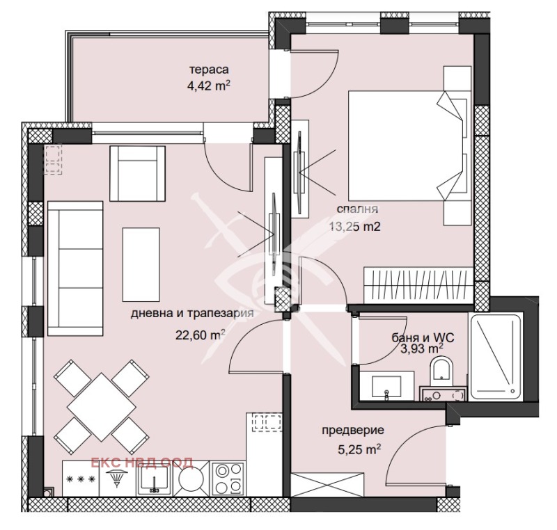 Продава 2-СТАЕН, гр. Пловдив, Христо Смирненски, снимка 1 - Aпартаменти - 47606950