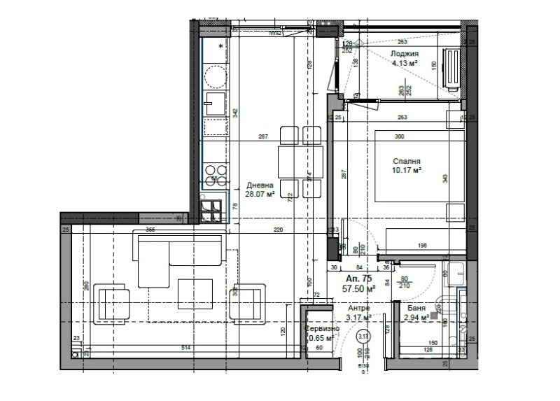 Продава 2-СТАЕН, гр. Варна, Цветен квартал, снимка 16 - Апартаменти - 52143048