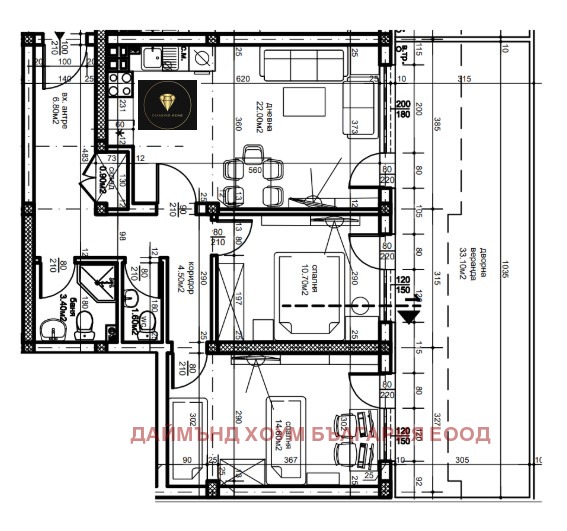 Til salg  2 soveværelser Plovdiv , Yuzhen , 120 kvm | 86044958 - billede [2]