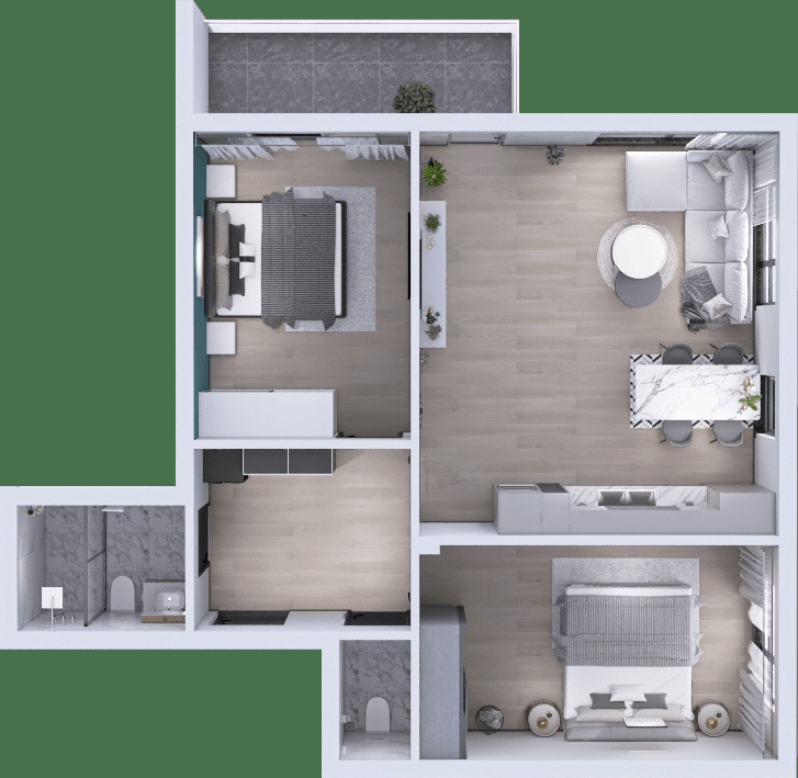 Продава  3-стаен град Пловдив , Остромила , 101 кв.м | 71500467