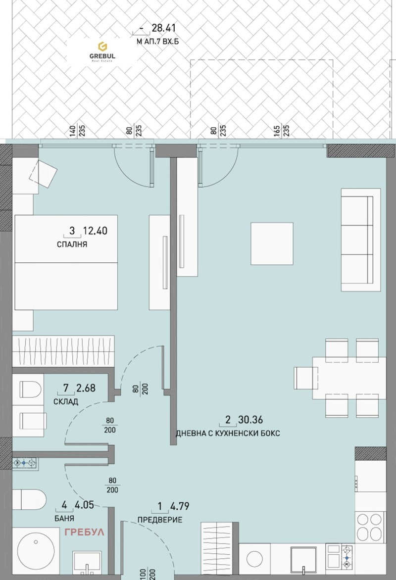 Продава  2-стаен град София , Малинова долина , 83 кв.м | 71149947 - изображение [14]