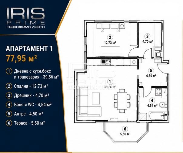 Продава 2-СТАЕН, гр. Шумен, 5-ти полк