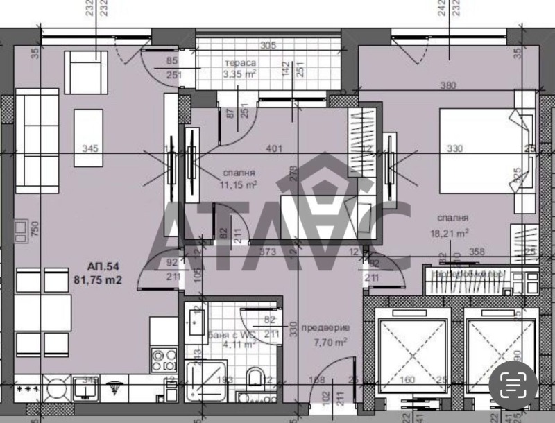 Продава 3-СТАЕН, гр. Пловдив, Тракия, снимка 12 - Апартаменти - 53282219
