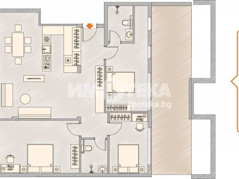 À venda  Mais de 3 quartos Sofia , Malinova dolina , 206 m² | 75745913 - imagem [2]