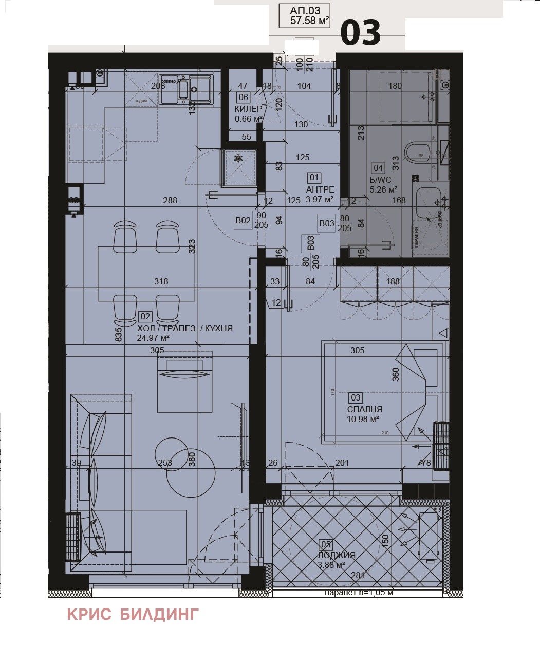 Продава 2-СТАЕН, гр. Варна, Владислав Варненчик 1, снимка 2 - Апартаменти - 55463203