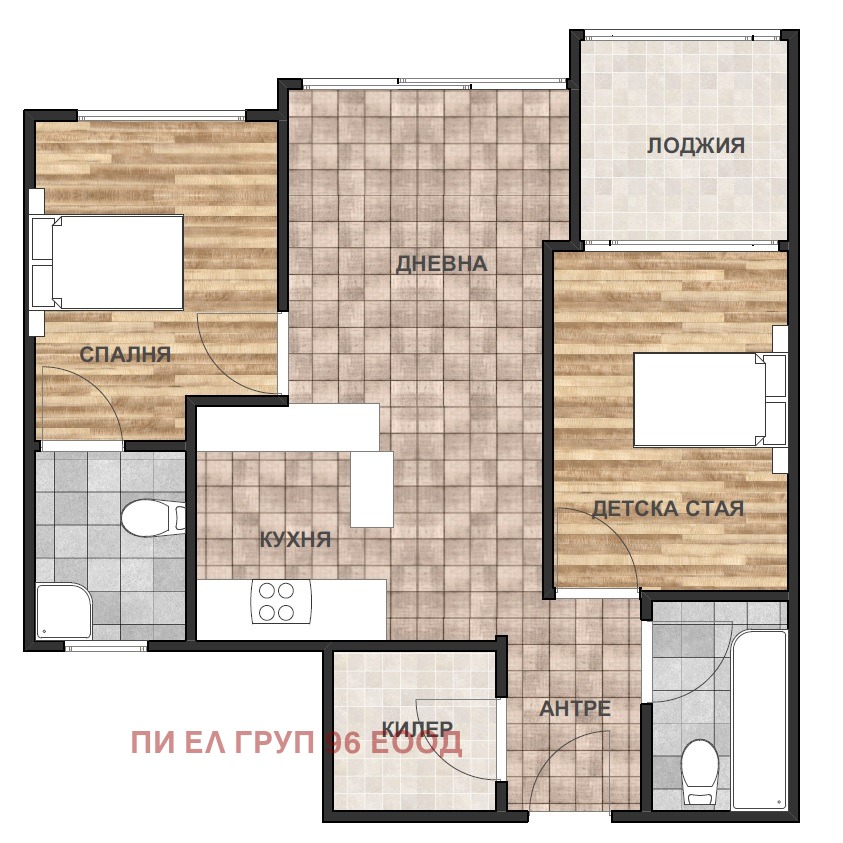 Продава 3-СТАЕН, гр. София, Слатина, снимка 10 - Апартаменти - 55770484