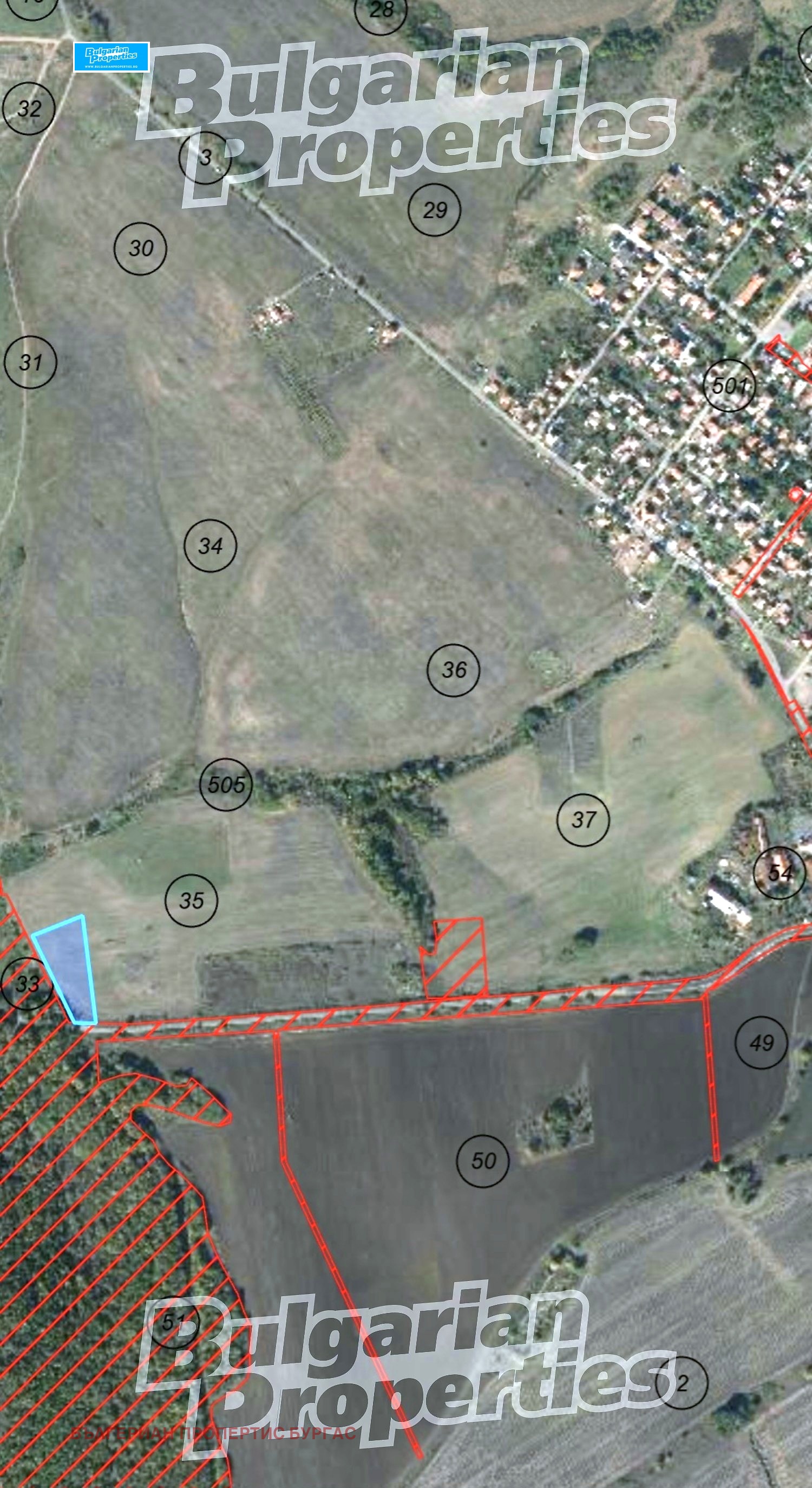 Продава ПАРЦЕЛ, гр. Бургас, с. Твърдица, снимка 2 - Парцели - 56026434