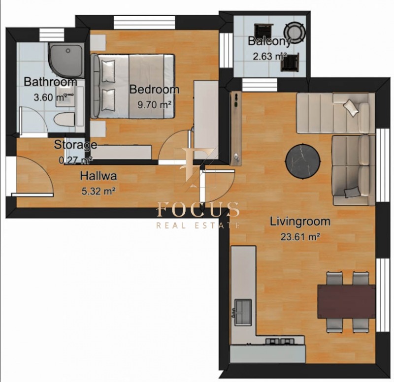 En venta  1 dormitorio Plovdiv , Proslav , 67 metros cuadrados | 58593231 - imagen [9]