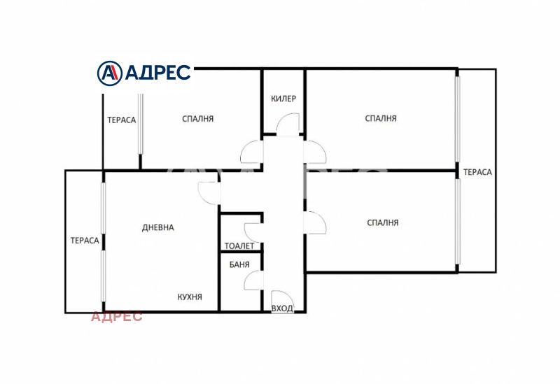 Na prodej  3+ ložnice Varna , VINS-Červen ploštad , 104 m2 | 52764555 - obraz [4]