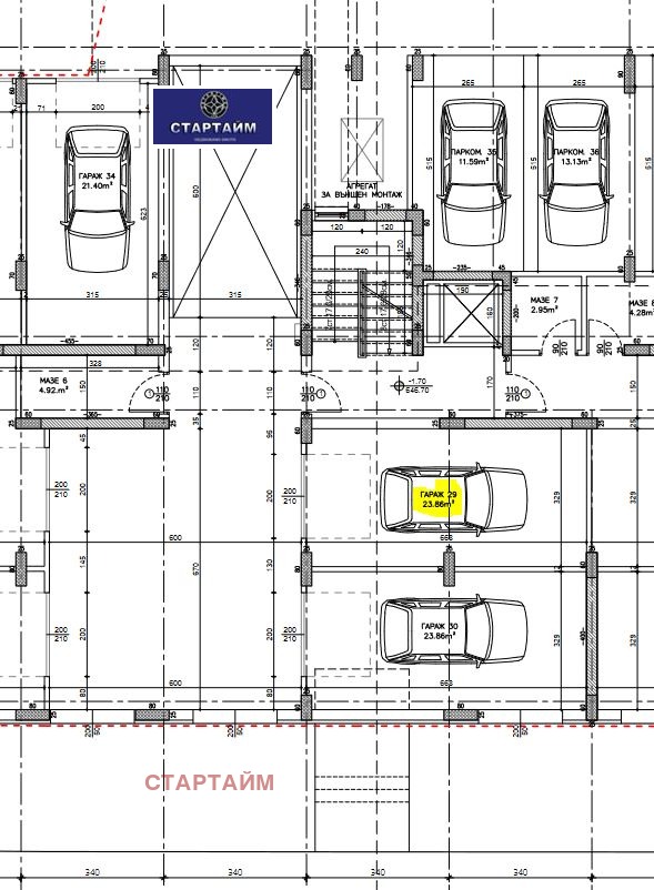 Продава  Гараж град София , Малинова долина , 24 кв.м | 55692337 - изображение [3]