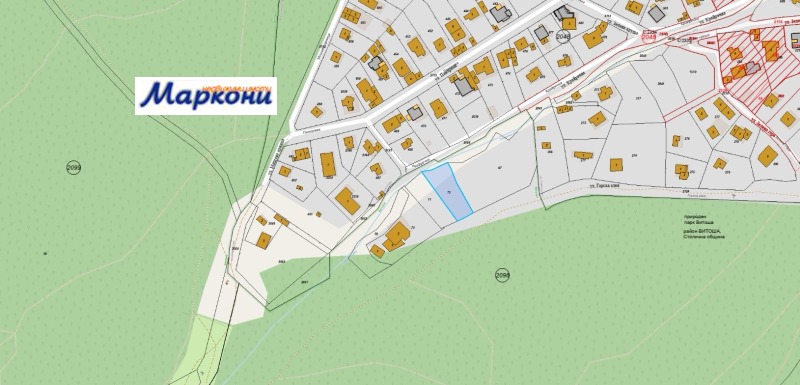 Продава ПАРЦЕЛ, гр. София, Симеоново, снимка 2 - Парцели - 53487481