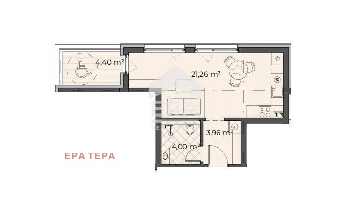 Продава 1-СТАЕН, гр. София, с. Бистрица, снимка 4 - Апартаменти - 54408763