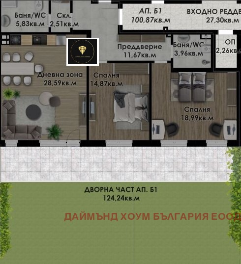 Продава 3-СТАЕН, гр. Пловдив, Христо Смирненски, снимка 2 - Апартаменти - 53096014