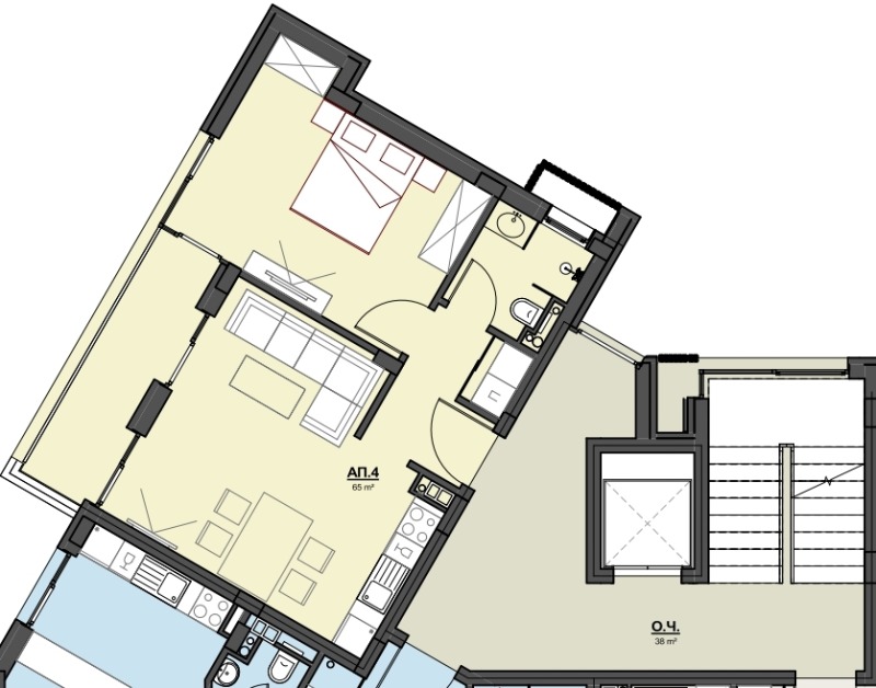 À vendre  1 chambre Smolyan , Nov tsentar , 76 m² | 98359228 - image [2]