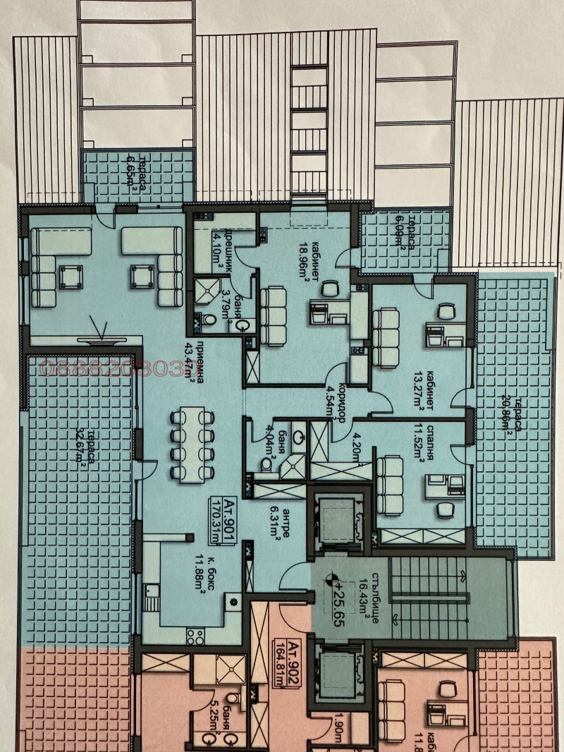 En venta  3+ dormitorios Sofia , Levski G , 186 metros cuadrados | 92951556